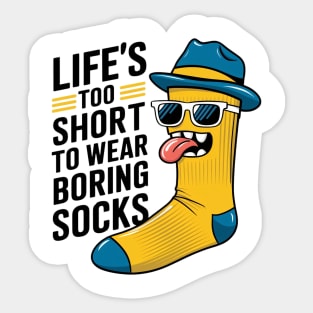 Boring Socks Sticker